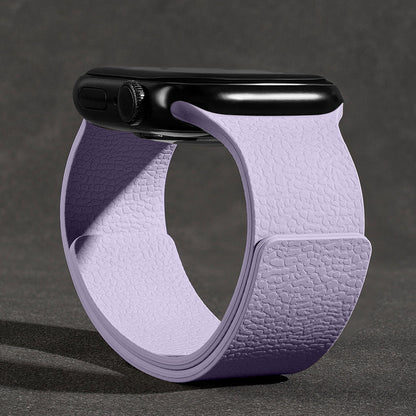 Magnetic Silicone Lychee Band For Apple Watch