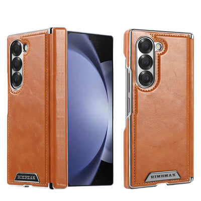 Vintage Leather Galaxy Z Fold Case
