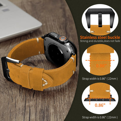 Handmade Vintage Leather Apple Watch Band