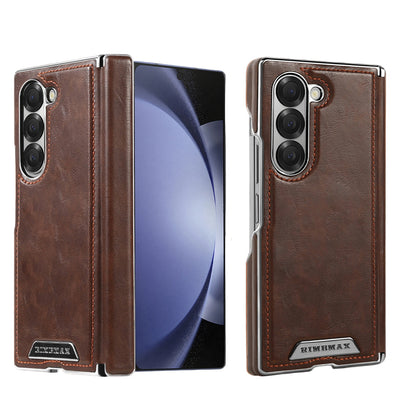 Vintage Leather Galaxy Z Fold Case