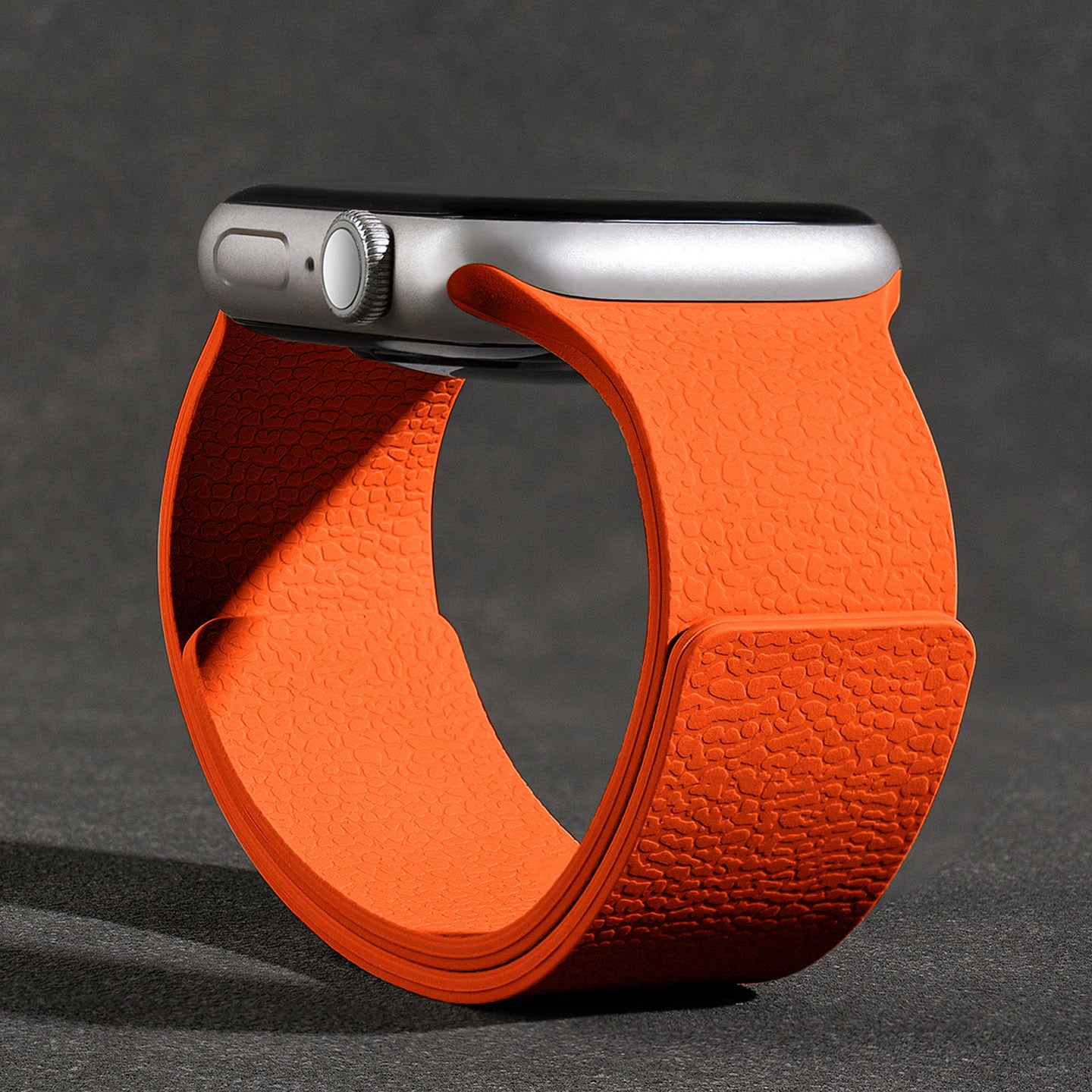 Magnetic Silicone Lychee Band For Apple Watch