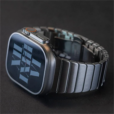 Metal Butterfly Buckle Strap For Apple Watch