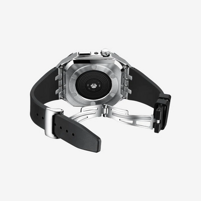 AP6006 Series - Silicone Band Steel Armor Apple Watch Case