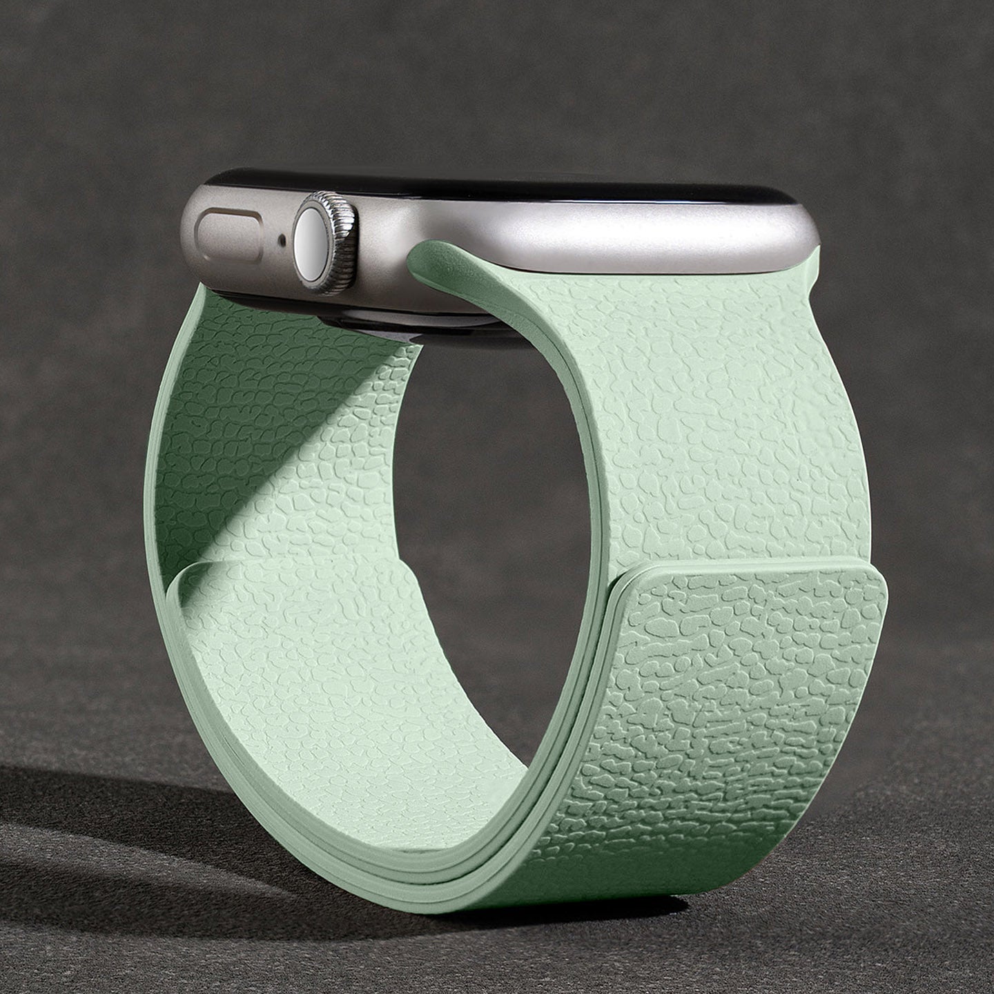 Magnetic Silicone Lychee Band For Apple Watch
