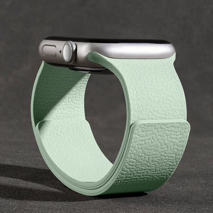 Magnetic Silicone Lychee Band For Apple Watch