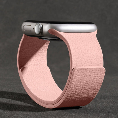 Magnetic Silicone Lychee Band For Apple Watch