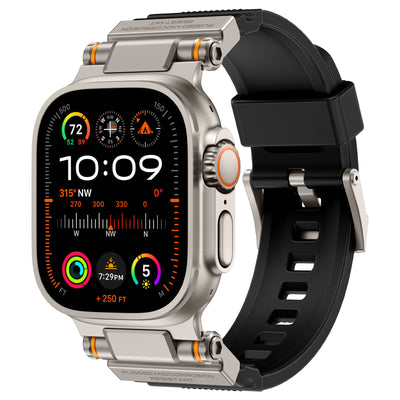 Mecha Tactical Silicone Band For Apple Watch