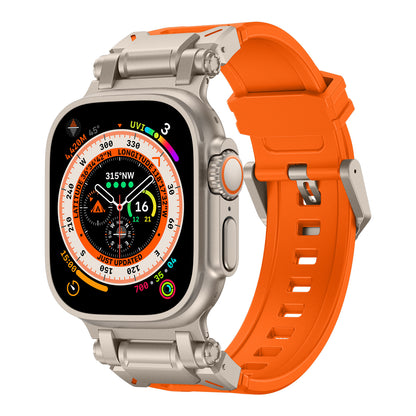 Explorer Rubber Band With Titanium Adapter For Apple Watch