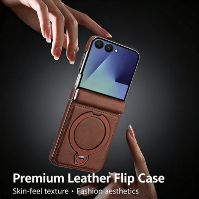 Luxury Leather Galaxy Z Flip Case
