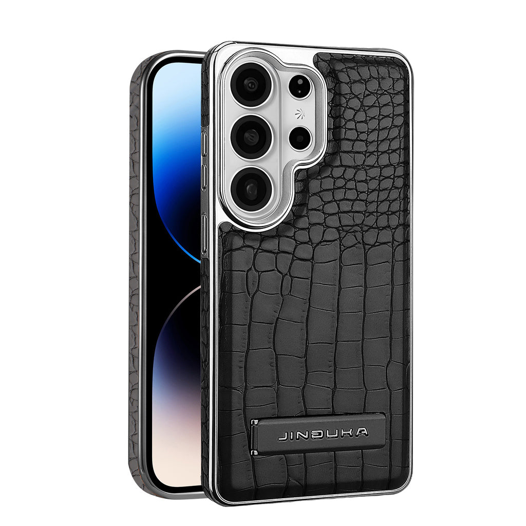 Magnetic Crocodile Pattern Galaxy Phone Case
