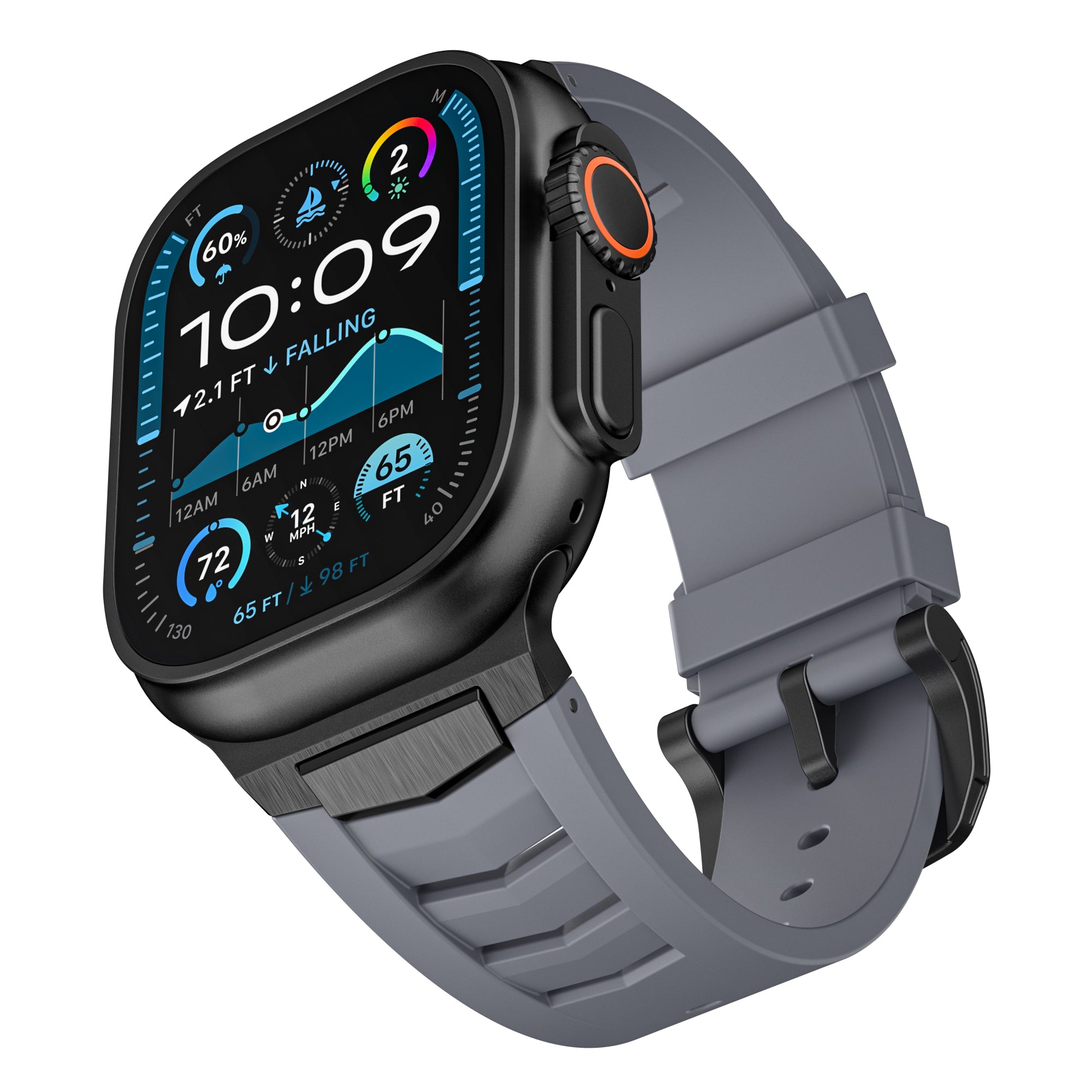 Racing Fluororubber Band For Apple Watch