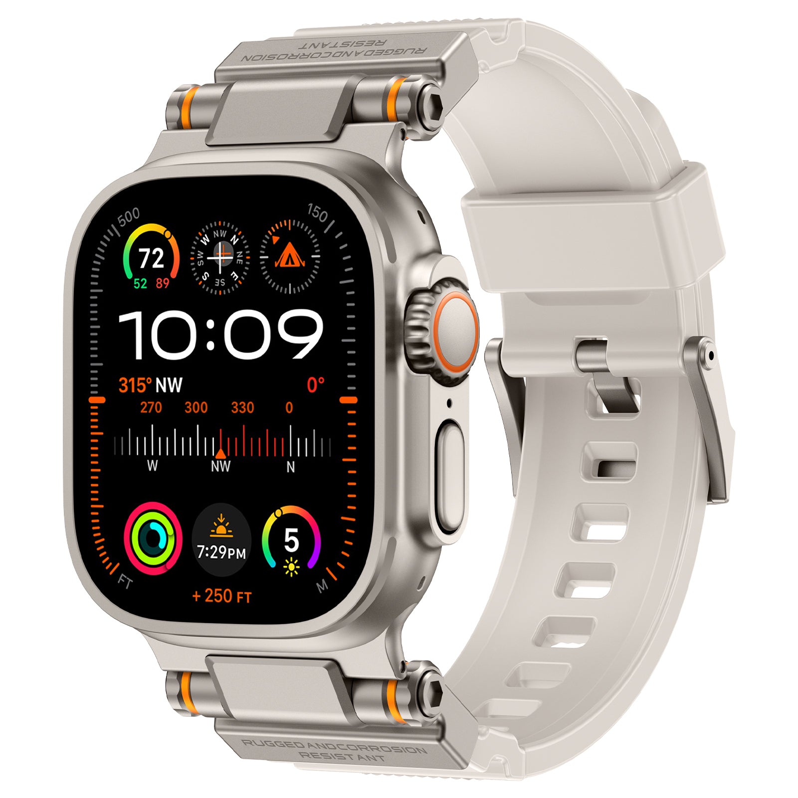 Mecha Tactical Silicone Band For Apple Watch