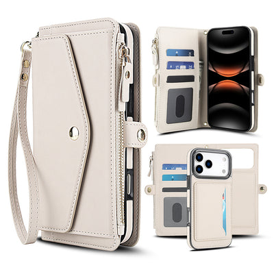 Detachable Clip-In Genuine Leather Case