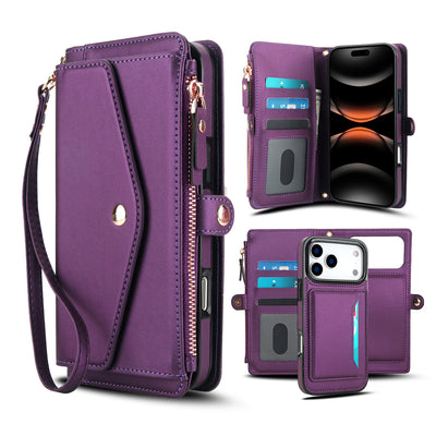 Detachable Clip-In Genuine Leather Case