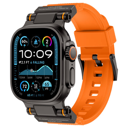 Mecha Tactical Silicone Band For Apple Watch