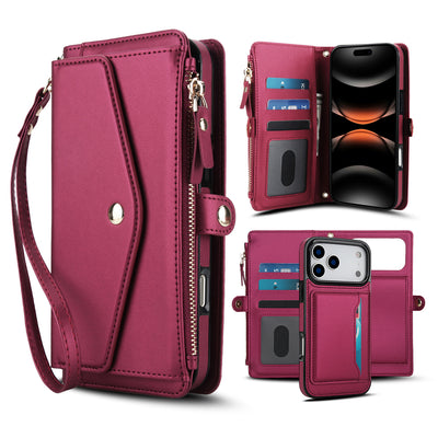 Detachable Clip-In Genuine Leather Case