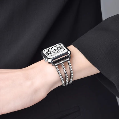 Bling Diamond Link Bracelet For Apple Watch