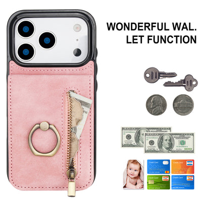 Slim Leather iPhone Wallet Case