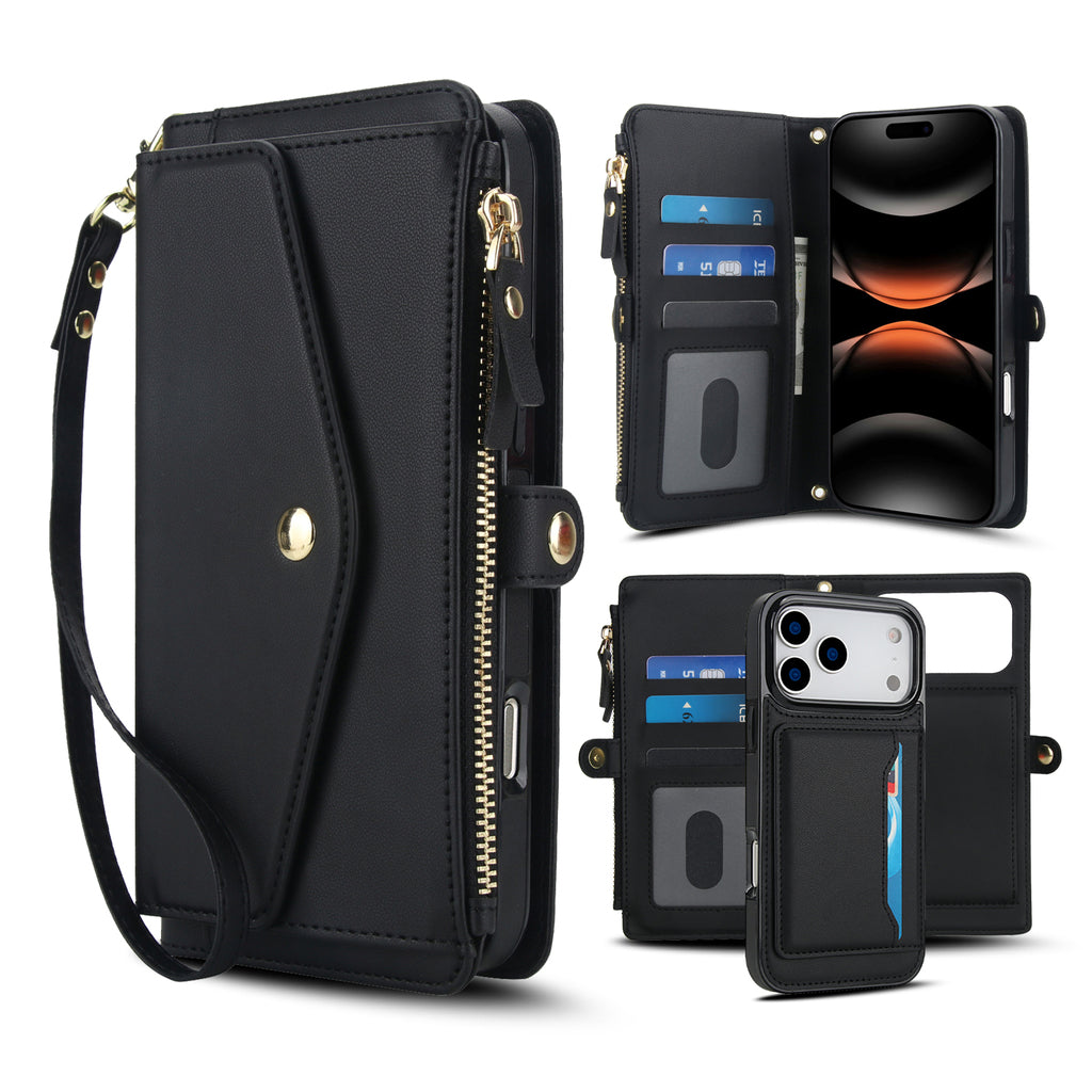 Detachable Clip-In Genuine Leather Case