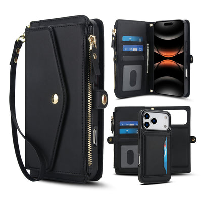 Detachable Clip-In Genuine Leather Case