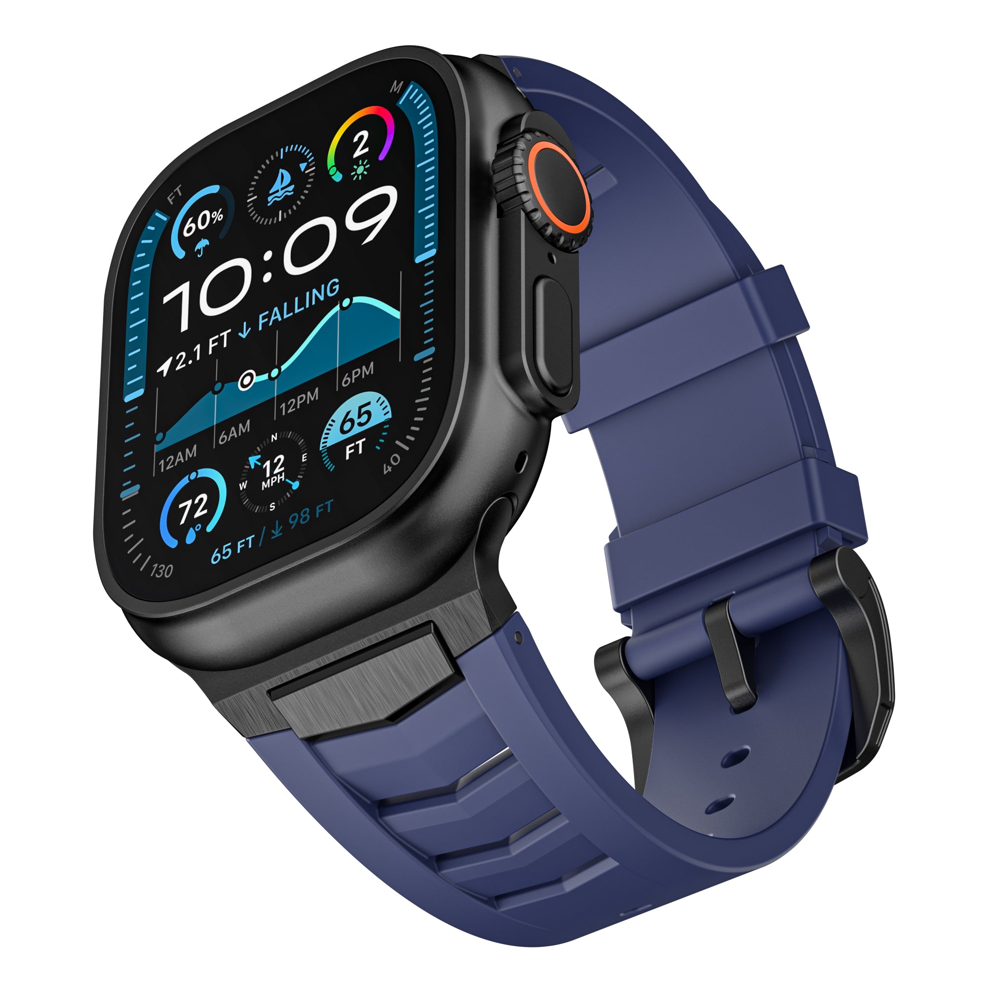 Racing Fluororubber Band For Apple Watch