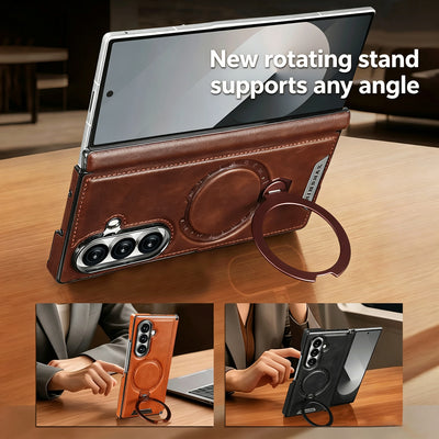 Luxury Leather Galaxy Z Fold Case