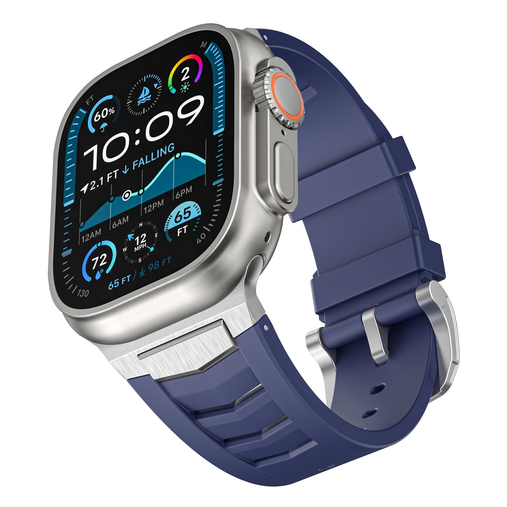 Racing Fluororubber Band For Apple Watch