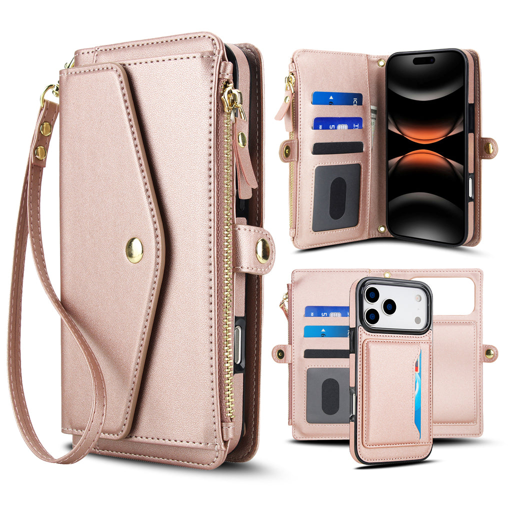 Detachable Clip-In Genuine Leather Case