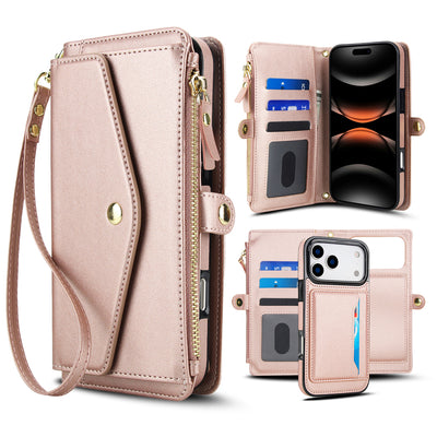Detachable Clip-In Genuine Leather Case