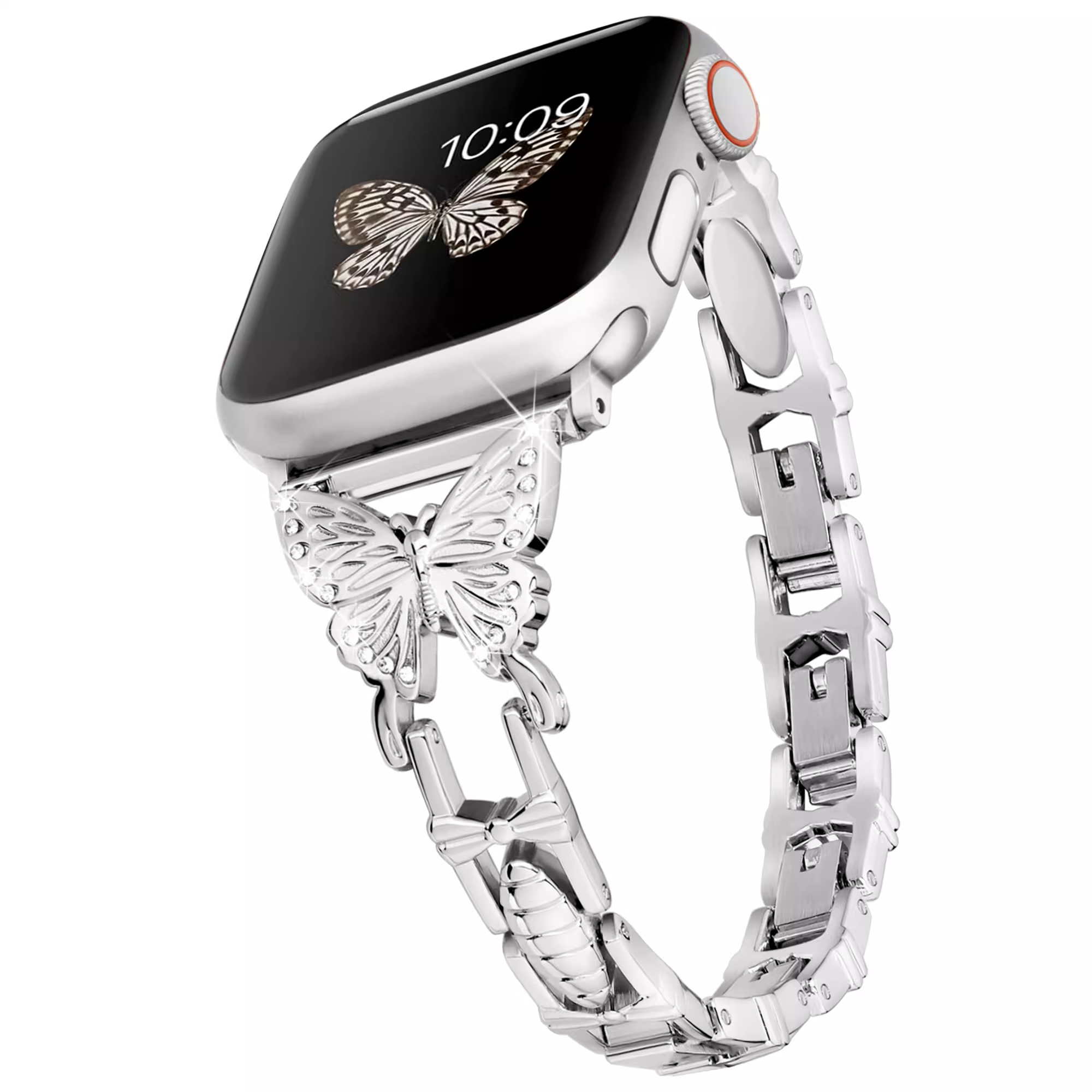 Butterfly Bling Link Bracelet for Apple Watch