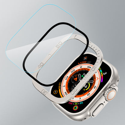 Tempered Glass Screen Protector Full Coverage For Apple Watch Ultra