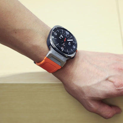 Tactical FKM Rubber Band For Samsung Watch 7 Ultra