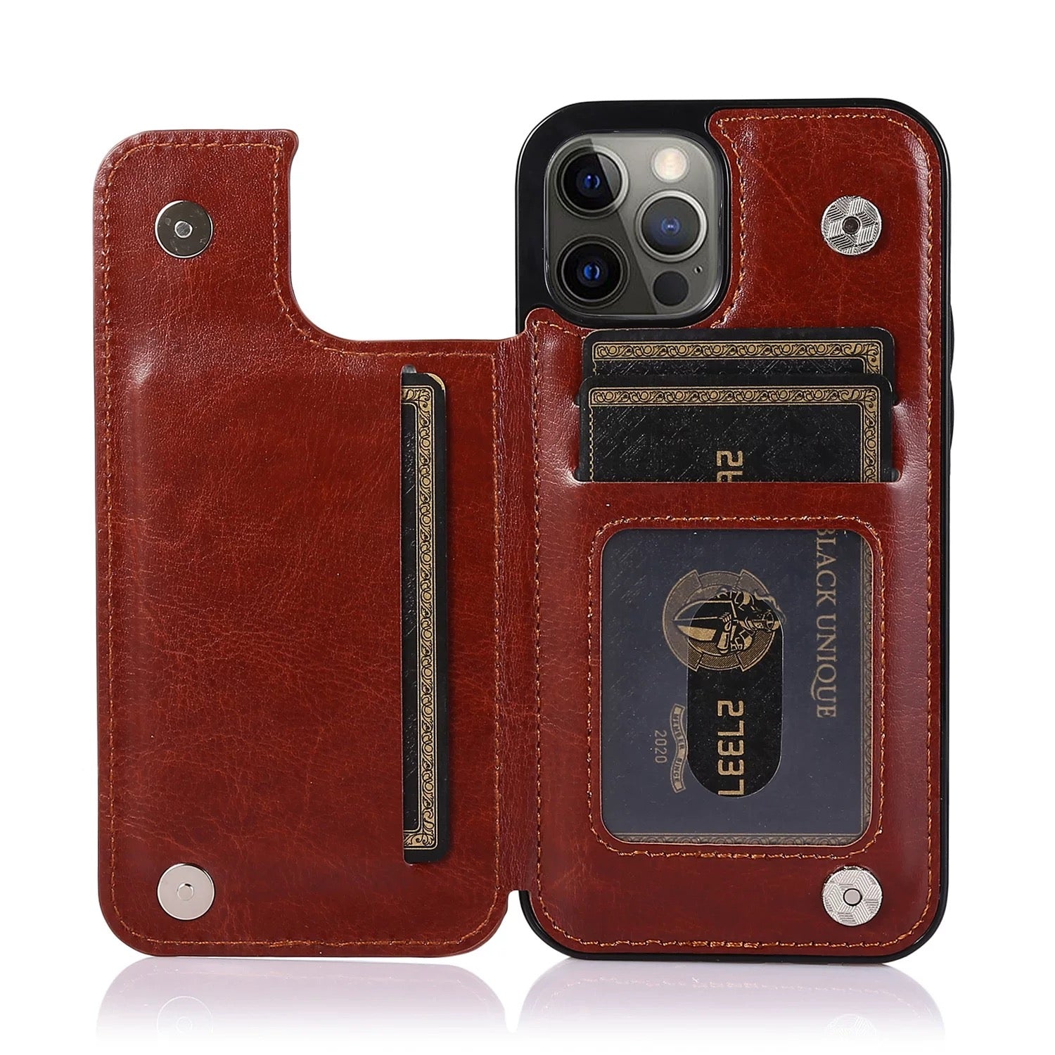 Minimal Luxury Leather Wallet Case