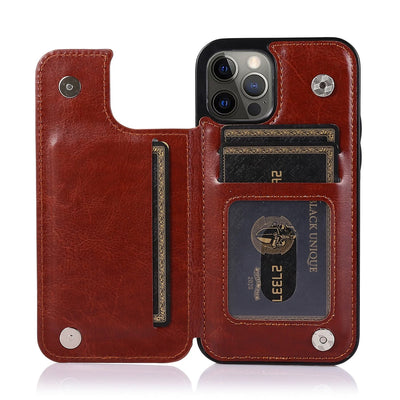 Minimal Luxury Leather Wallet Case