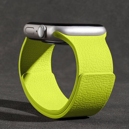 Magnetic Silicone Lychee Band For Apple Watch