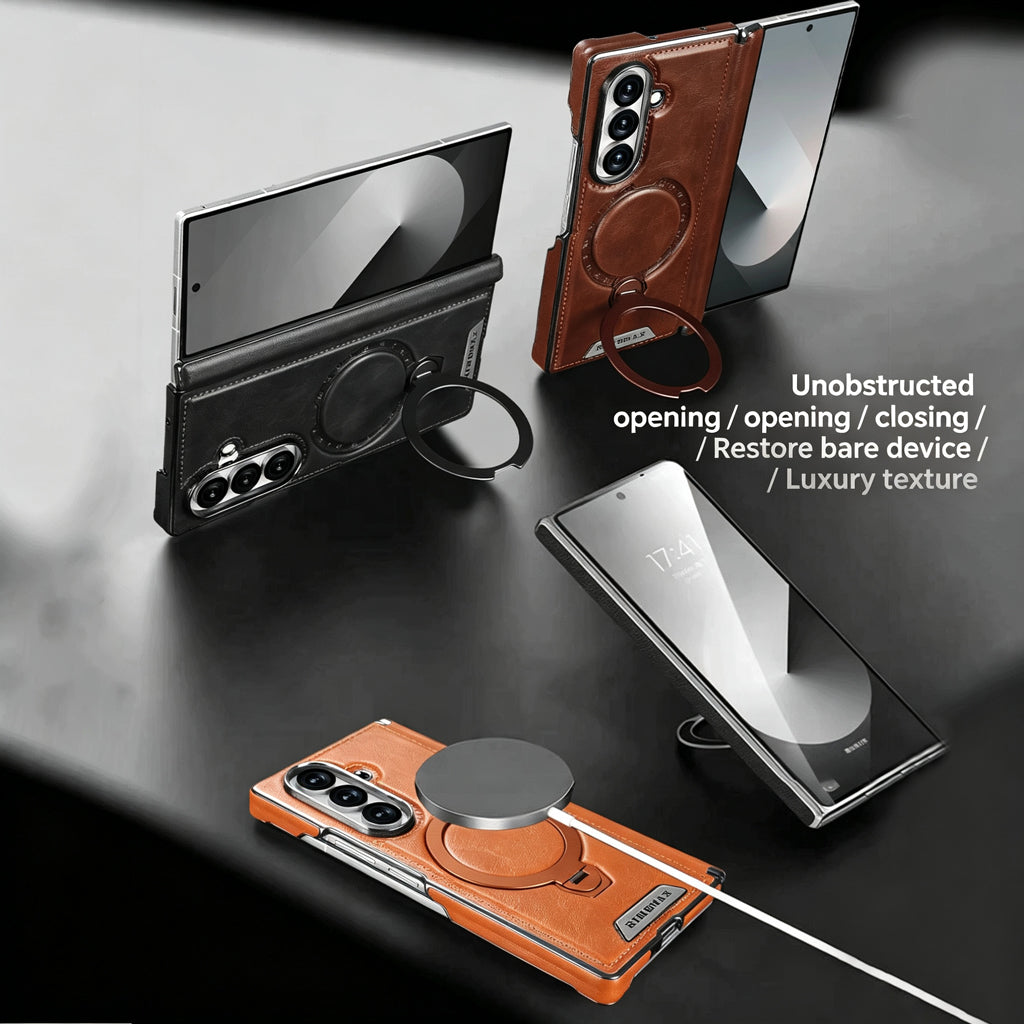 Luxury Leather Galaxy Z Fold Case