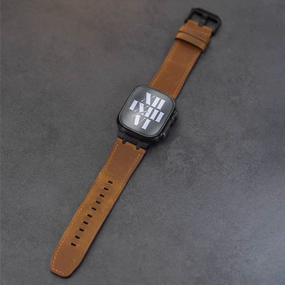 AP Crazy Horse Leather Strap For Apple Watch