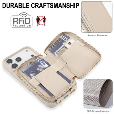 Full Grain Leather Crossbody Shockproof Cases