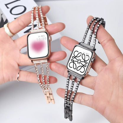 Bling Diamond Link Bracelet For Apple Watch