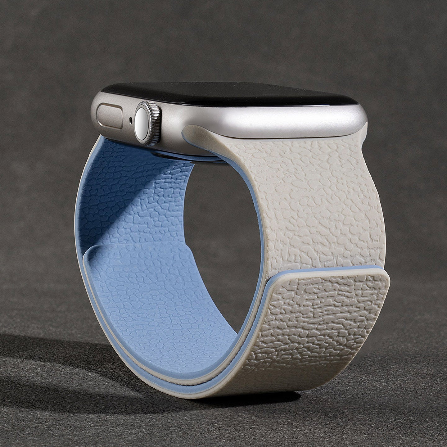 Magnetic Silicone Lychee Band For Apple Watch