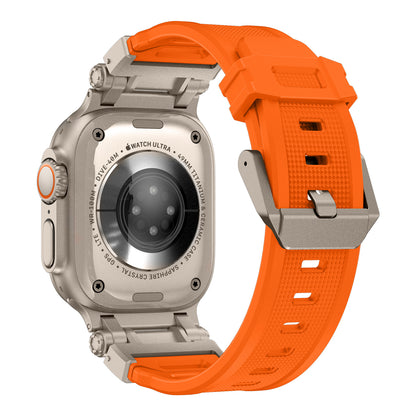 Explorer Rubber Band With Titanium Adapter For Apple Watch