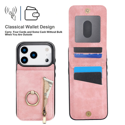 Slim Leather iPhone Wallet Case