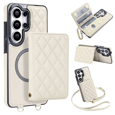 Detachable Quilted Crossbody Galaxy Wallet Case
