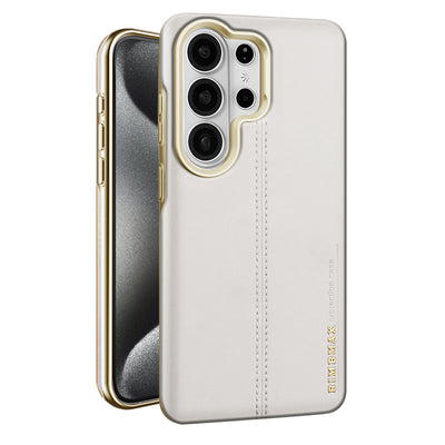 Stitched Genuine Leather Galaxy Phone Case
