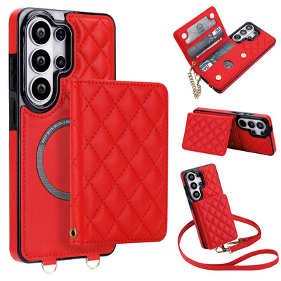 Detachable Quilted Crossbody Galaxy Wallet Case
