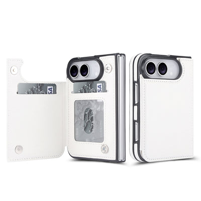Signature Genuine Leather Wallet Case for iPhone Duo