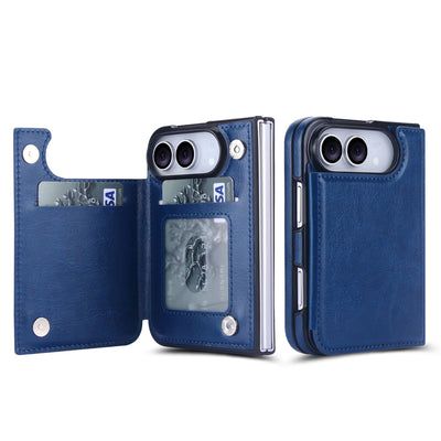 Signature Genuine Leather Wallet Case for iPhone Duo