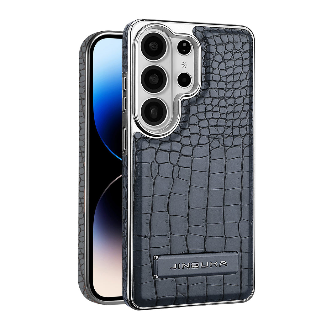 Magnetic Crocodile Pattern Galaxy Phone Case
