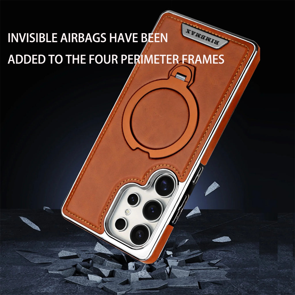 Luxury Leather Galaxy Phone Case