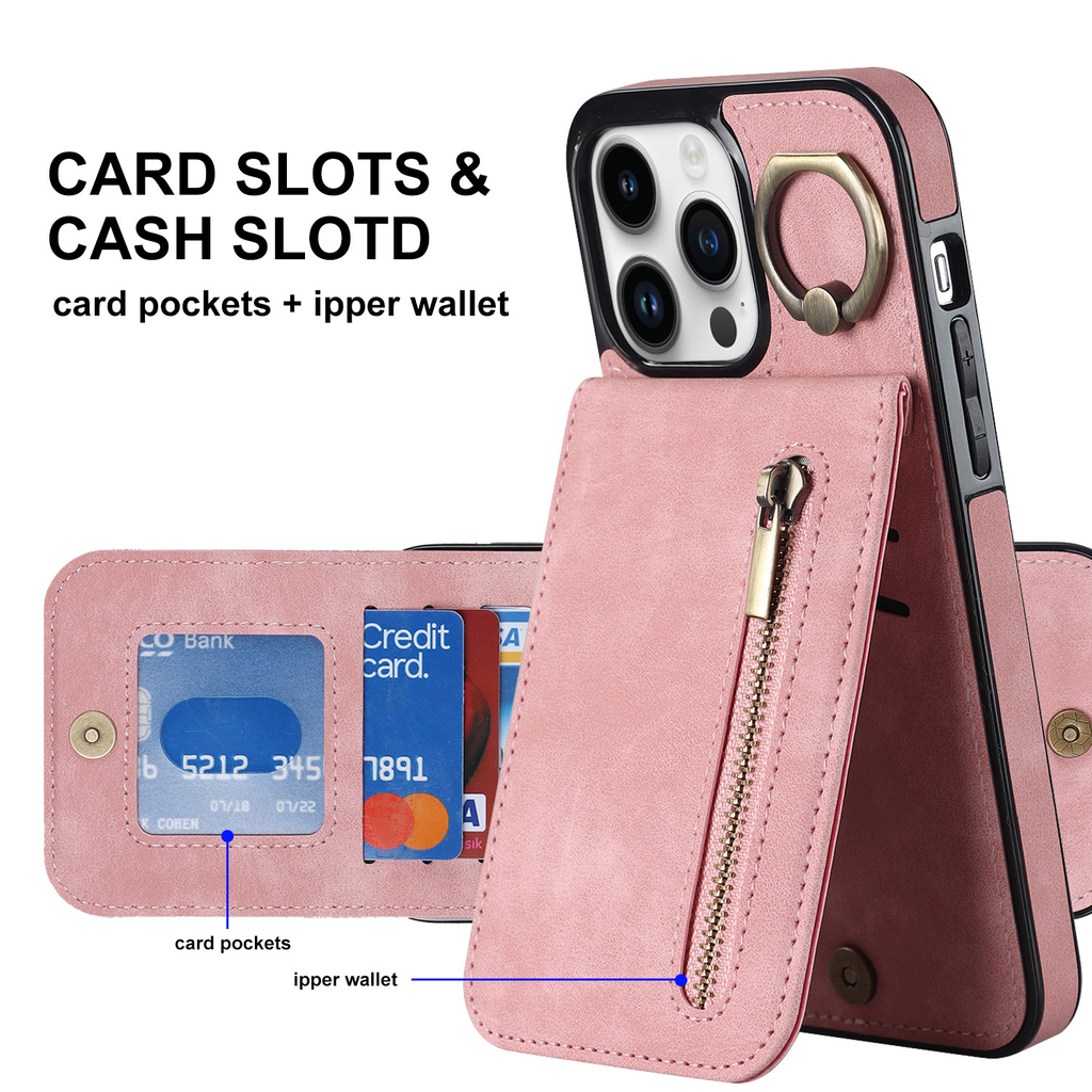 Slim Leather iPhone Wallet Case